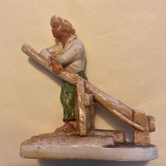 Sebastian colorful miniature figurine Jim on a raft - Picture 8 of 12